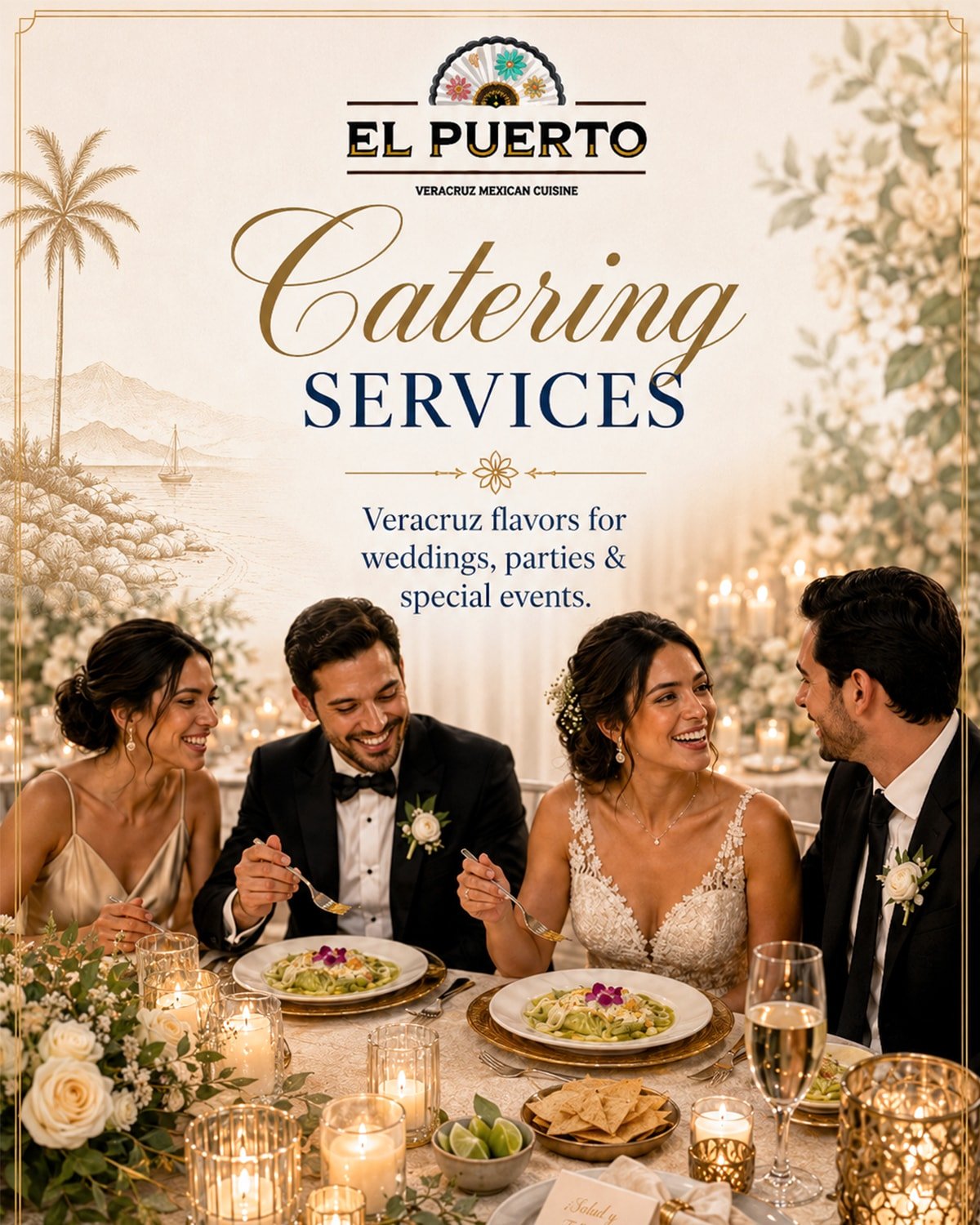El Puerto Catering Services — Authentic Veracruz Mexican food for weddings, parties, and special events in Sandy, Utah